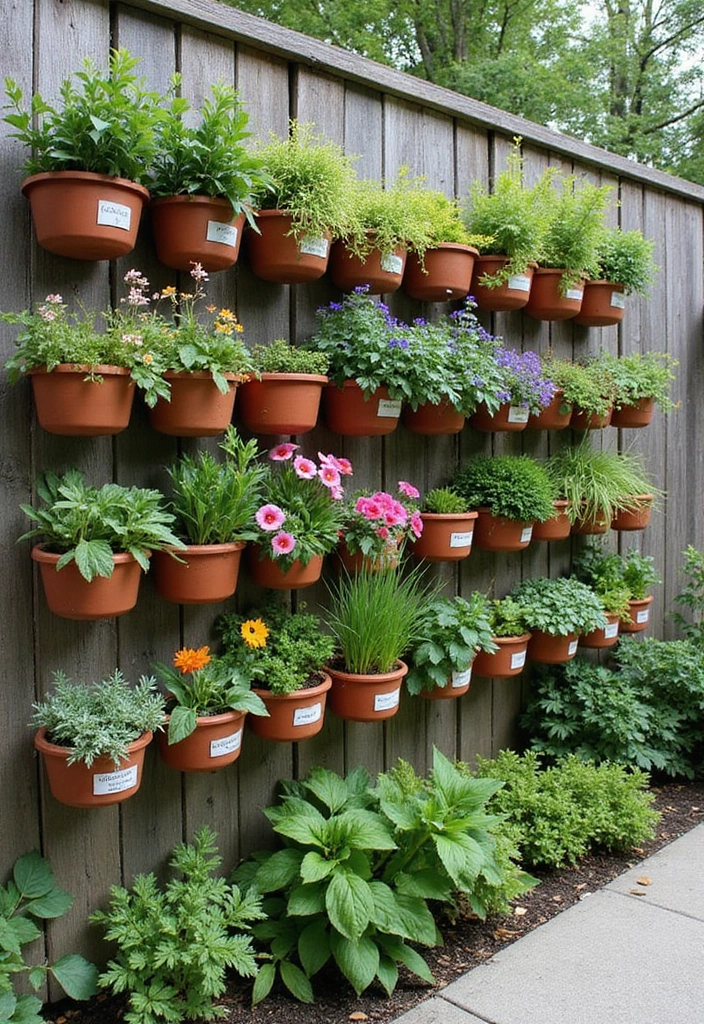 23 RV Yard Ideas for Outdoor Living - 5. Vertical Gardens