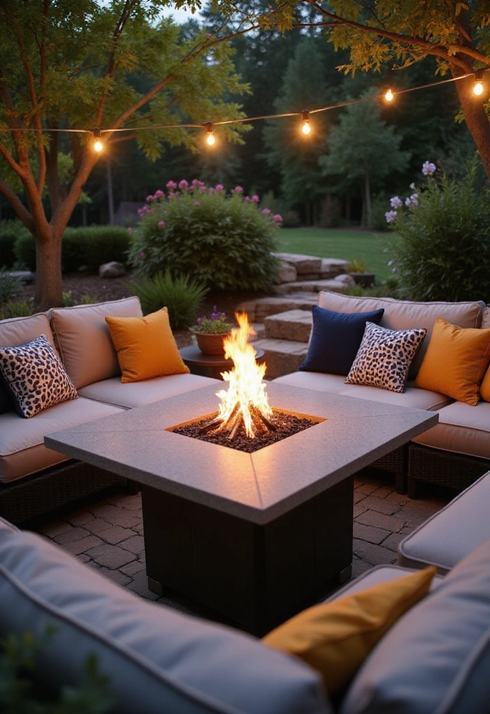 24 Backyard Fire Pit Ideas Lounge Areas Outdoor Living - 3. Fire Pit Table