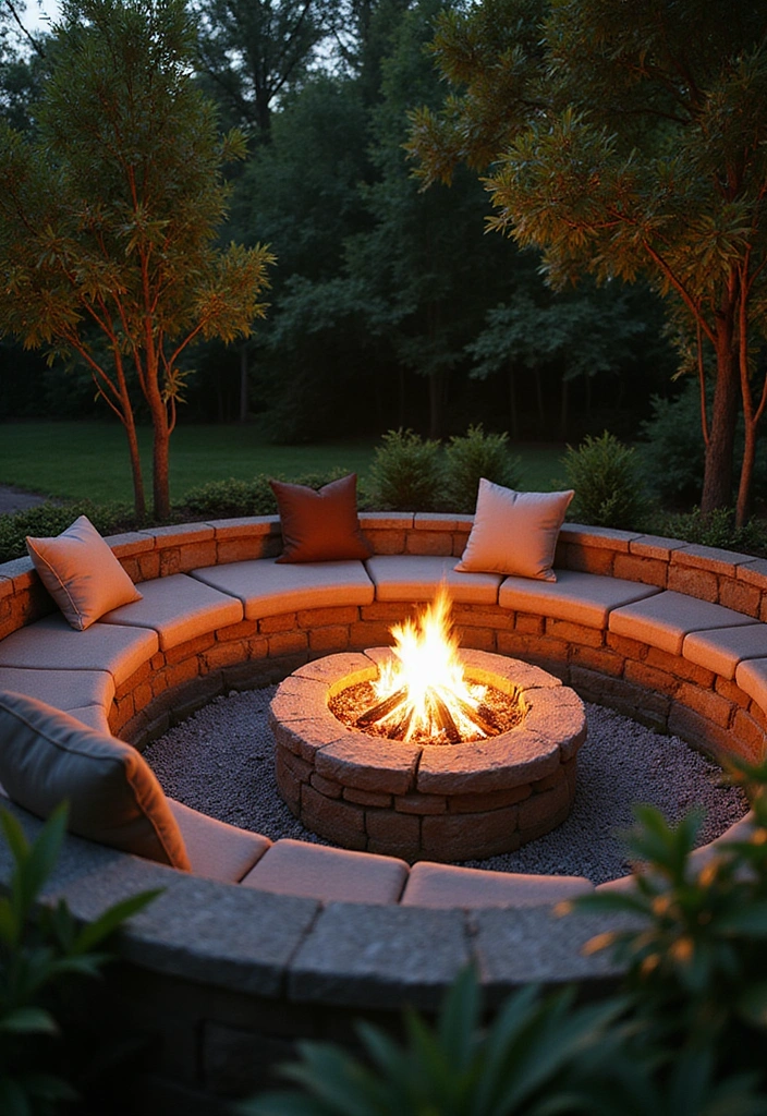 24 Backyard Fire Pit Ideas Lounge Areas Outdoor Living - 4. Sunken Fire Pit Area