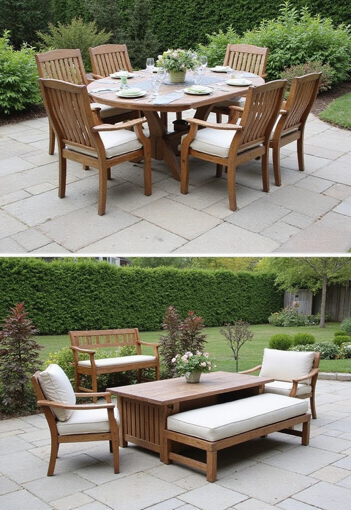 24 Eco-Friendly Backyard Patio Ideas for Outdoor Living - 13. Multi-Functional Spaces