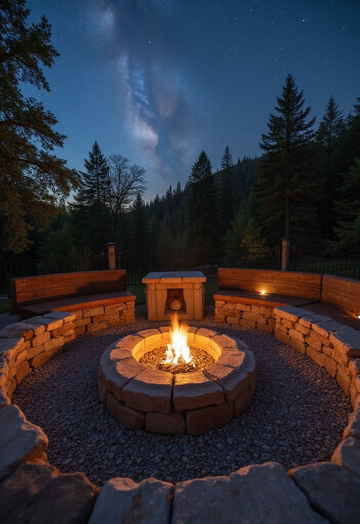 24 Eco-Friendly Firepits for Stylish Outdoor Living - 7. Sunken Firepit