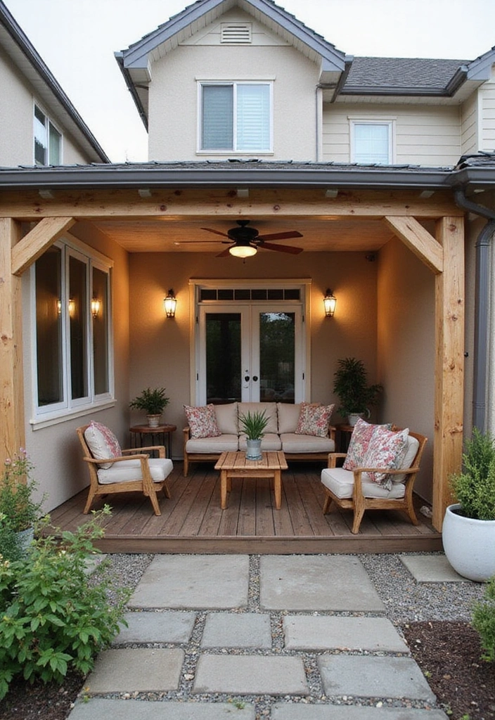 24 Patio Roof Extension Ideas for Small Outdoor Spaces - 24. Custom DIY Roof
