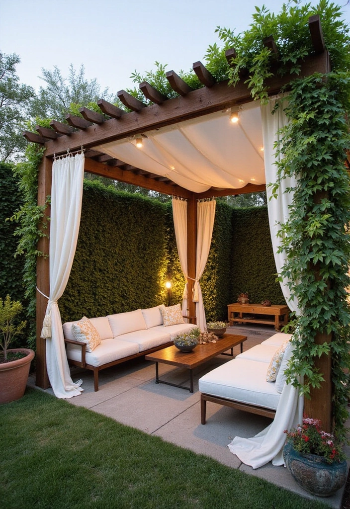 24 Pool Pavilion Ideas for Luxury Outdoor Living - 4. Elegant Pergola Pavilion
