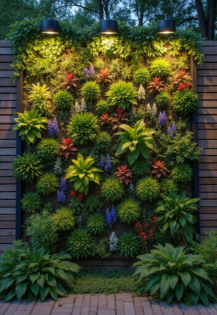 25 DIY Garden Ideas to Elevate Your Outdoor Decor - 3. Vertical Garden Wall