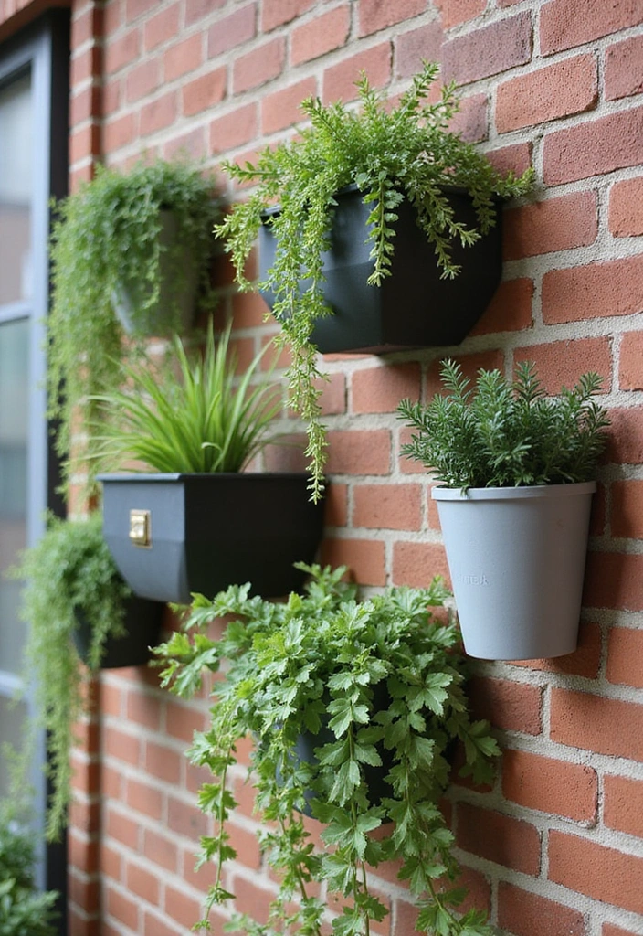 25 DIY Garden Ideas to Elevate Your Outdoor Decor - 6. Wall-Mounted Planters