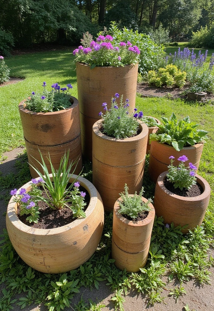25 DIY Garden Ideas to Elevate Your Outdoor Decor - 8. Recycled Wood Planters