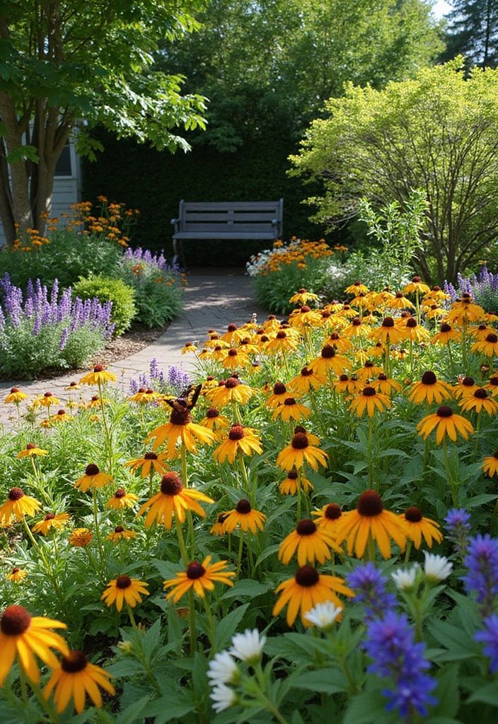 25 Front Garden Ideas for a Sustainable Touch - 1. Native Plant Paradise