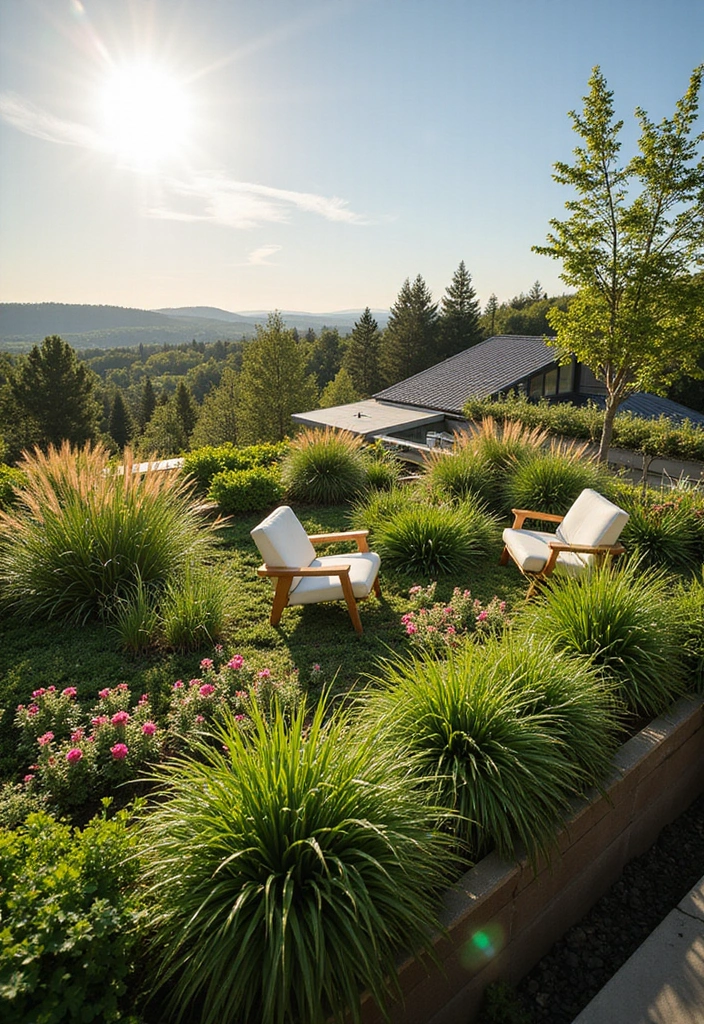 25 Front Garden Ideas for a Sustainable Touch - 12. Green Roofs