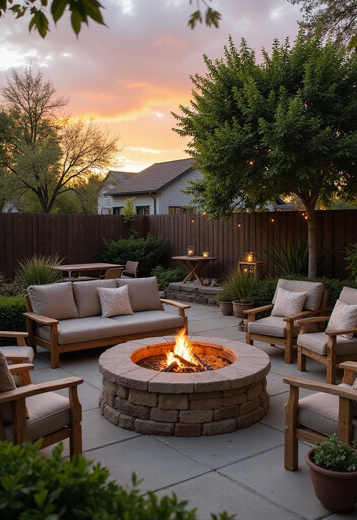 25 Outdoor Living Design Backyard Ideas - 1. Cozy Outdoor Lounge