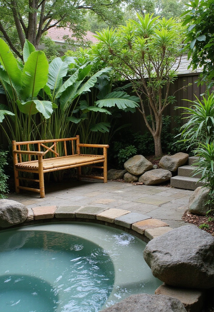 25 Outdoor Living Design Backyard Ideas - 15. Outdoor Spa Area