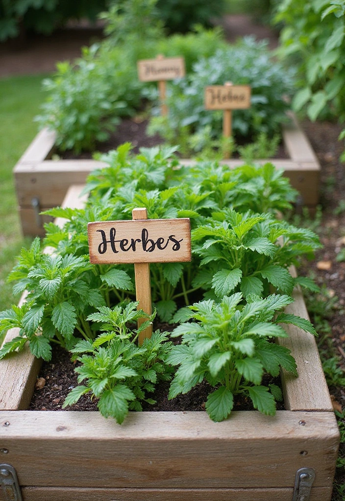 25 Outdoor Living Design Backyard Ideas - 8. Herb Garden
