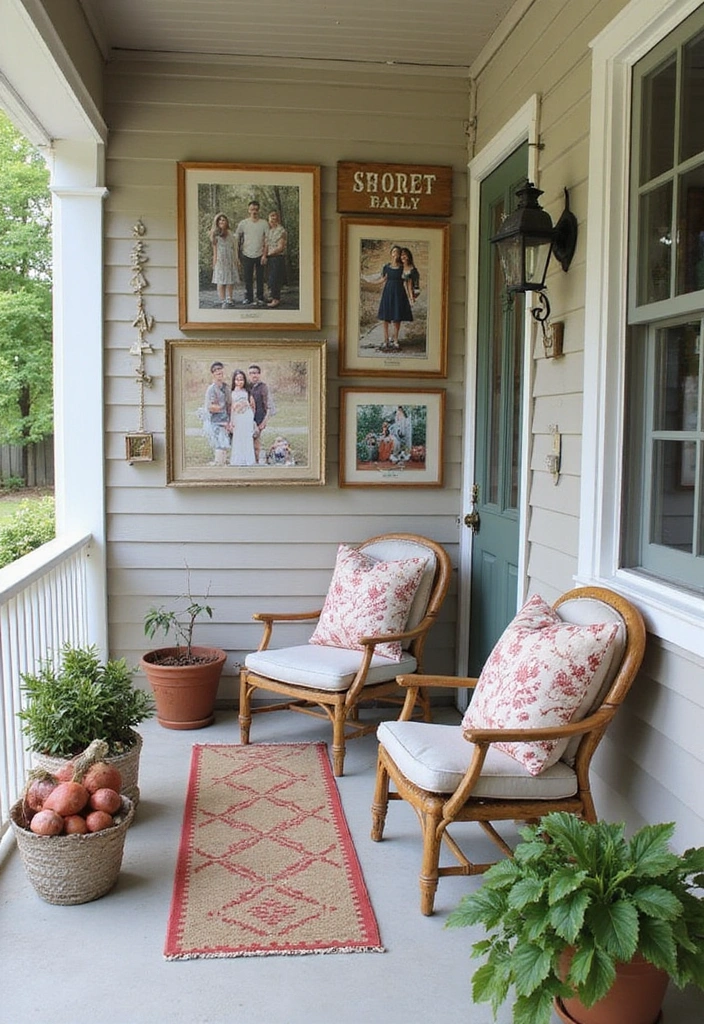 25 Porch Decorating Ideas to Enhance Your Outdoor Living - 15. Personalized Touches