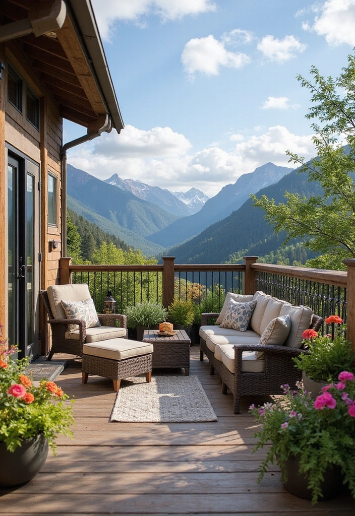 26 Arizona Room Ideas for Outdoor Living - 17. Elevated Deck Retreat
