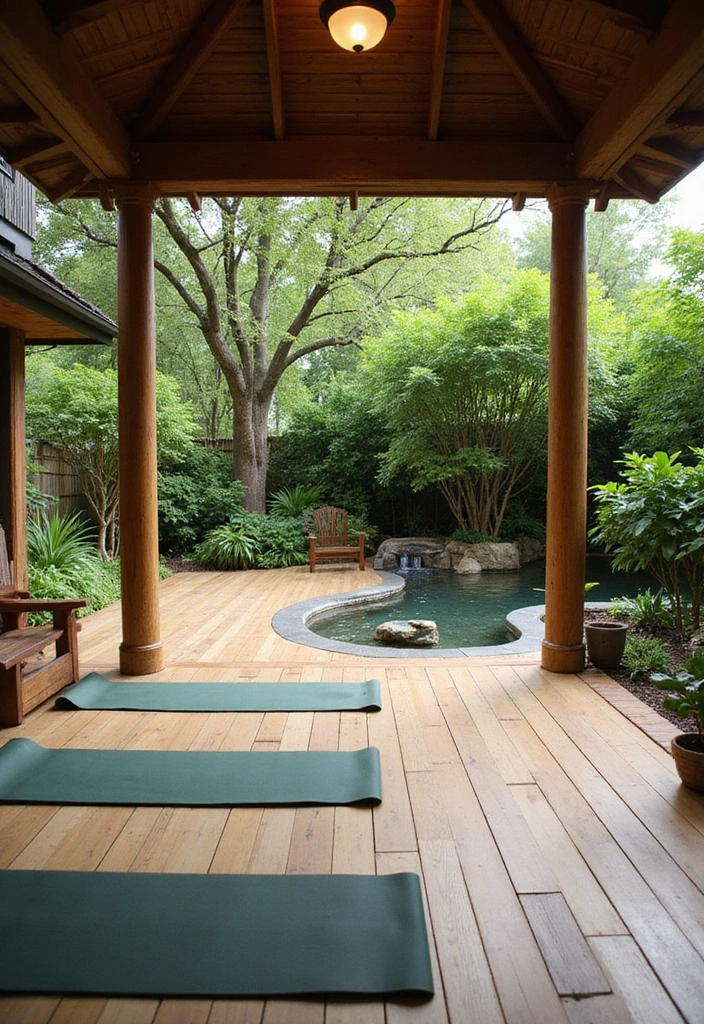 26 Arizona Room Ideas for Outdoor Living - 18. Outdoor Yoga Studio
