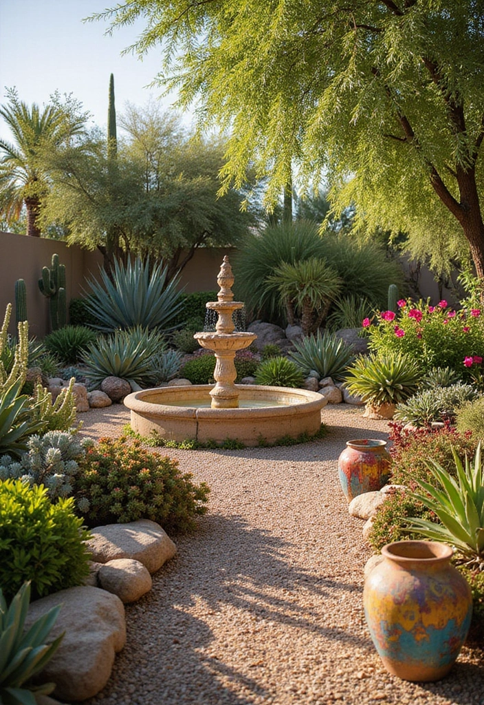 26 Arizona Room Ideas for Outdoor Living - 2. Desert Oasis Garden