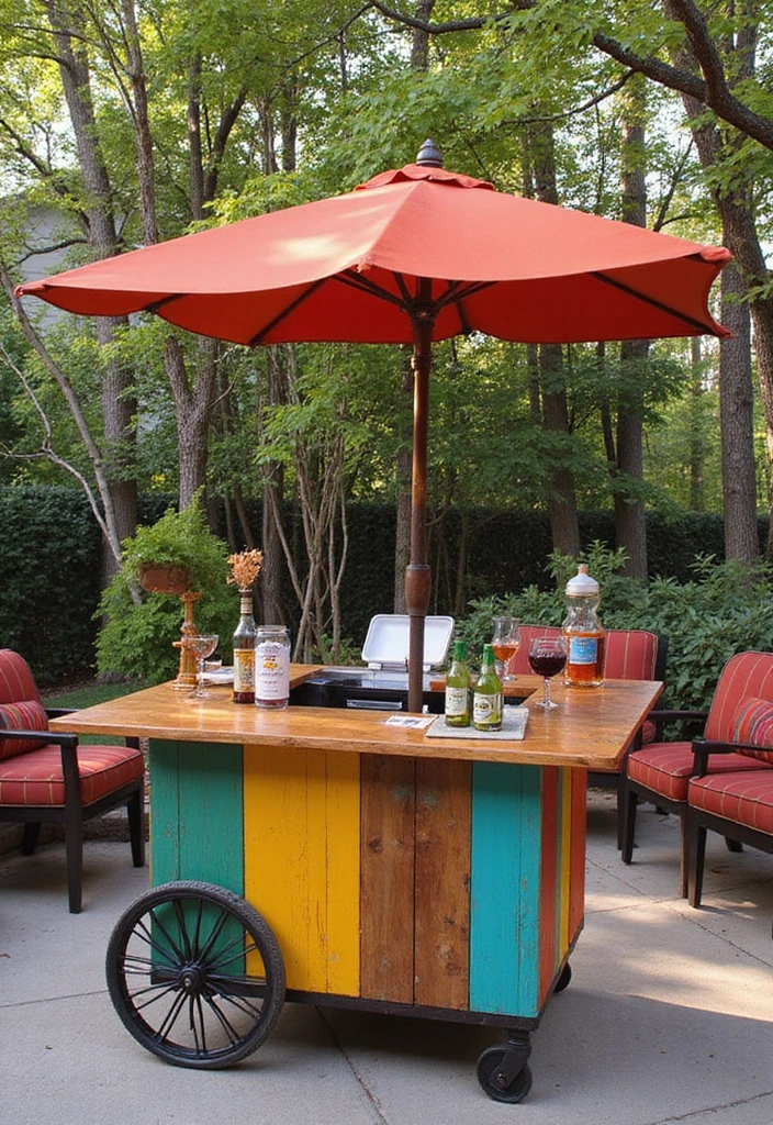 26 Arizona Room Ideas for Outdoor Living - 20. Inviting Outdoor Bar
