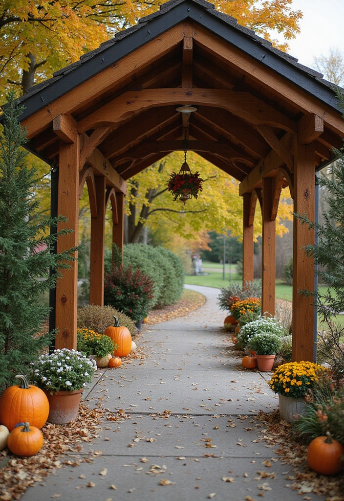 26 Carport Decorating Ideas for Your Outdoor Living Space - 12. Seasonal Decor Themes