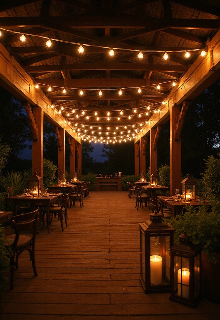 26 Carport Decorating Ideas for Your Outdoor Living Space - 15. Elegant Outdoor Lighting