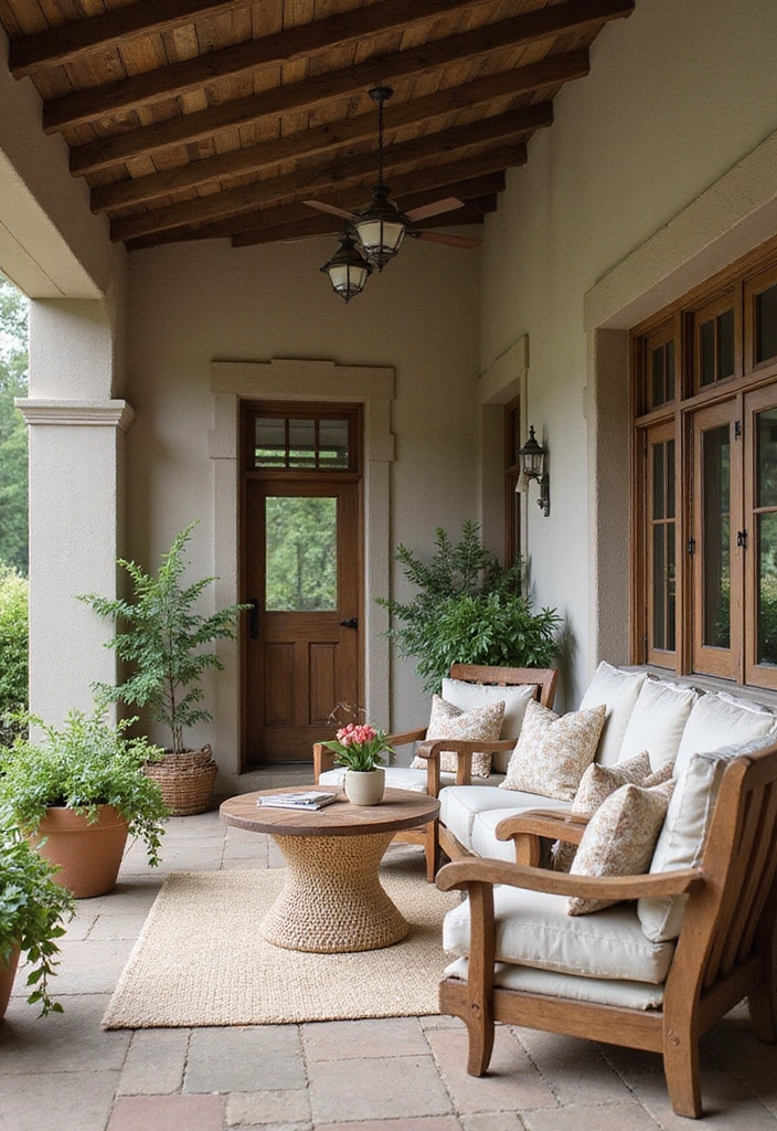 26 Carport Decorating Ideas for Your Outdoor Living Space - 19. Rustic Farmhouse Style
