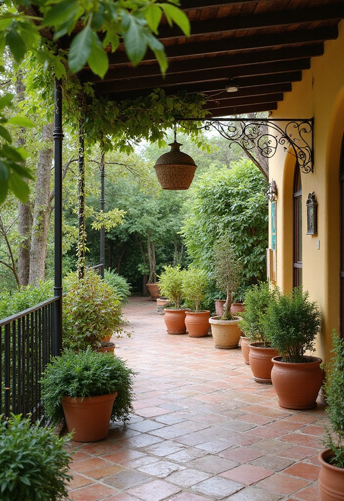 26 Carport Decorating Ideas for Your Outdoor Living Space - 22. Mediterranean Oasis
