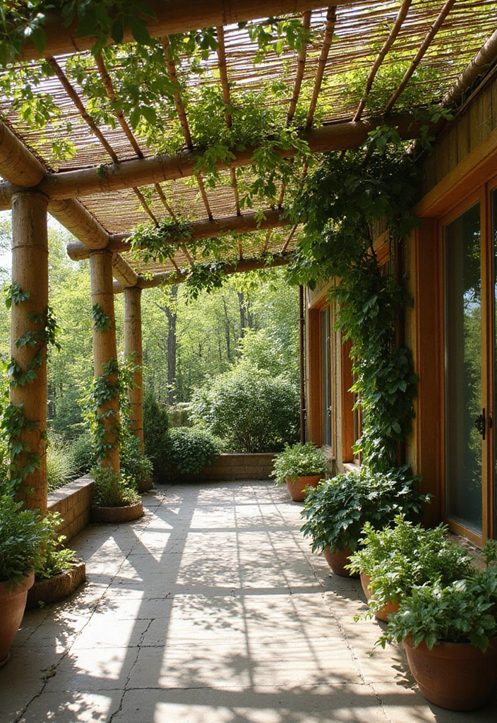 26 Eco-Friendly Patio Ideas for Inspiring Outdoor Living - 10. Sustainable Roof Structures
