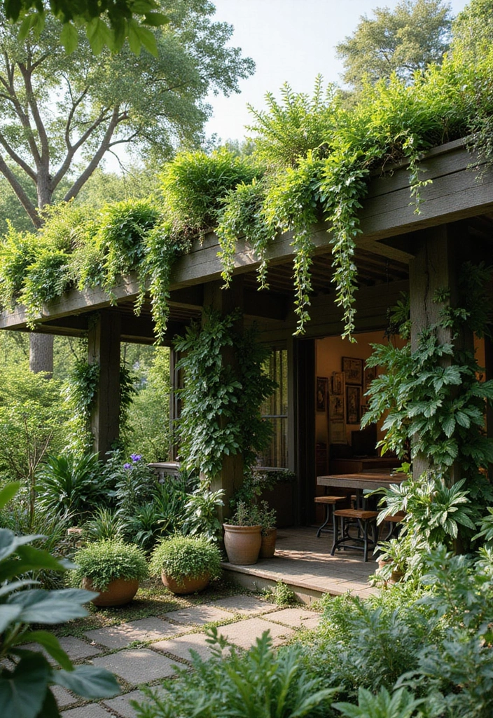 26 Eco-Friendly Patio Ideas for Inspiring Outdoor Living - 12. Green Roof Gardens