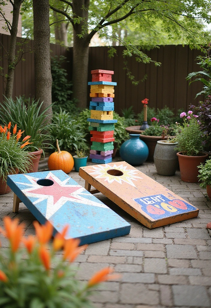 26 Eco-Friendly Patio Ideas for Inspiring Outdoor Living - 22. Outdoor Games Area