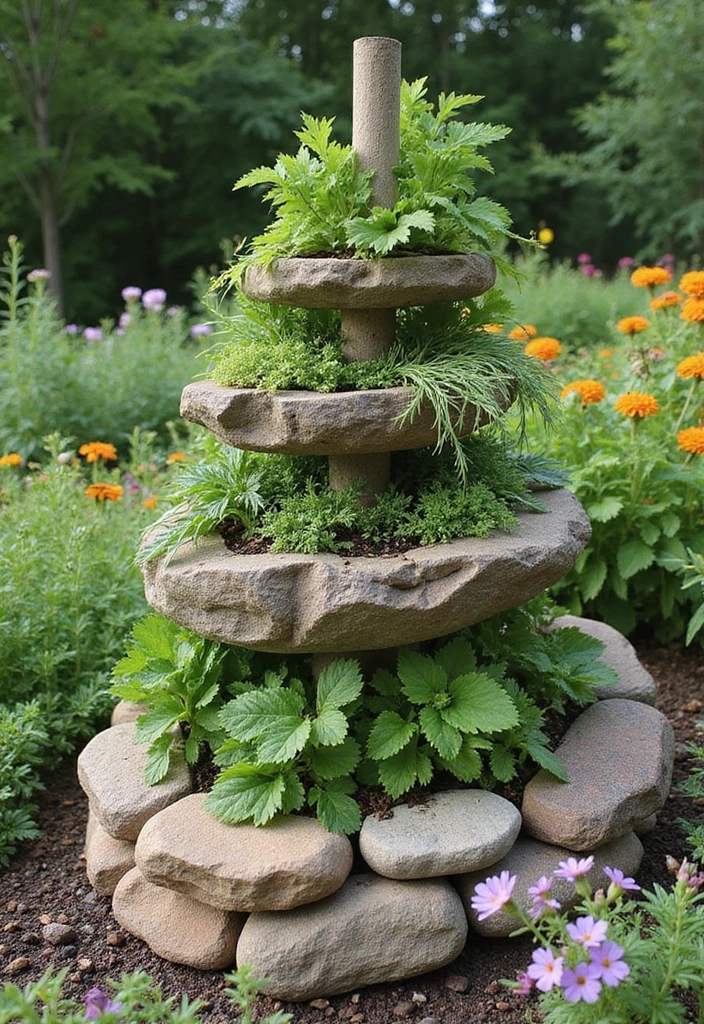26 Eco-Friendly Patio Ideas for Inspiring Outdoor Living - 25. Herb Spiral Garden