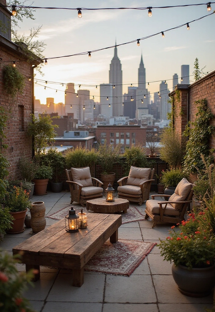 26 Roof Top Design Ideas for Outdoor Living - 8. Rustic Charm