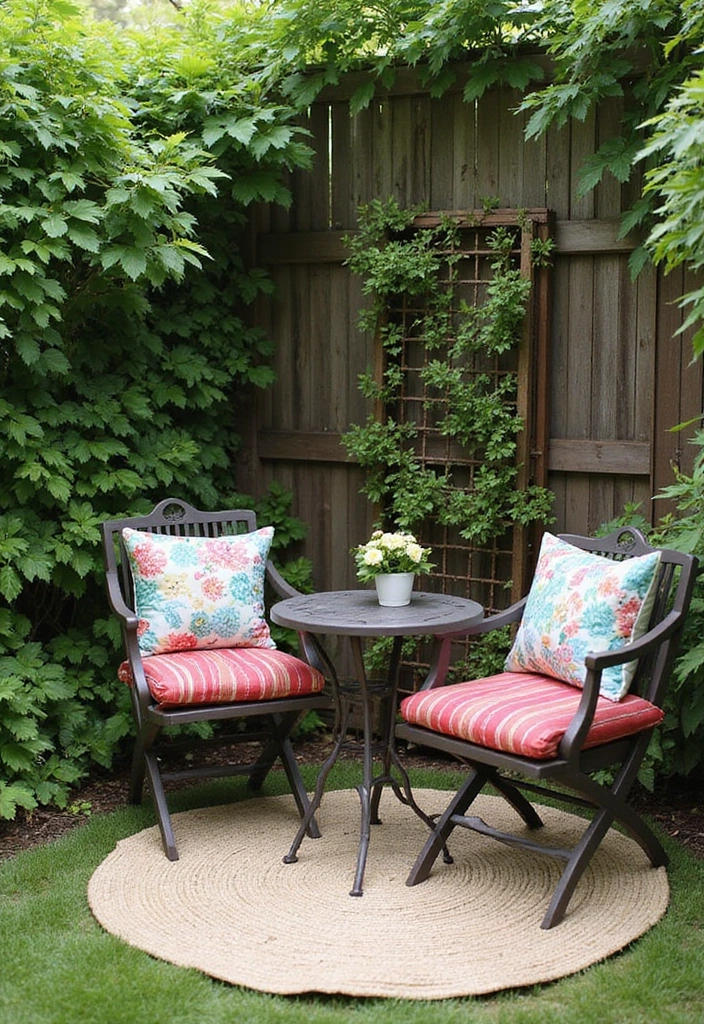 27 Backyard Ideas for Small Yard Outdoor Living - 1. Create a Cozy Seating Nook