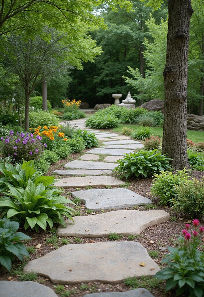 27 Backyard Ideas for Small Yard Outdoor Living - 14. Use Natural Stone for Accents