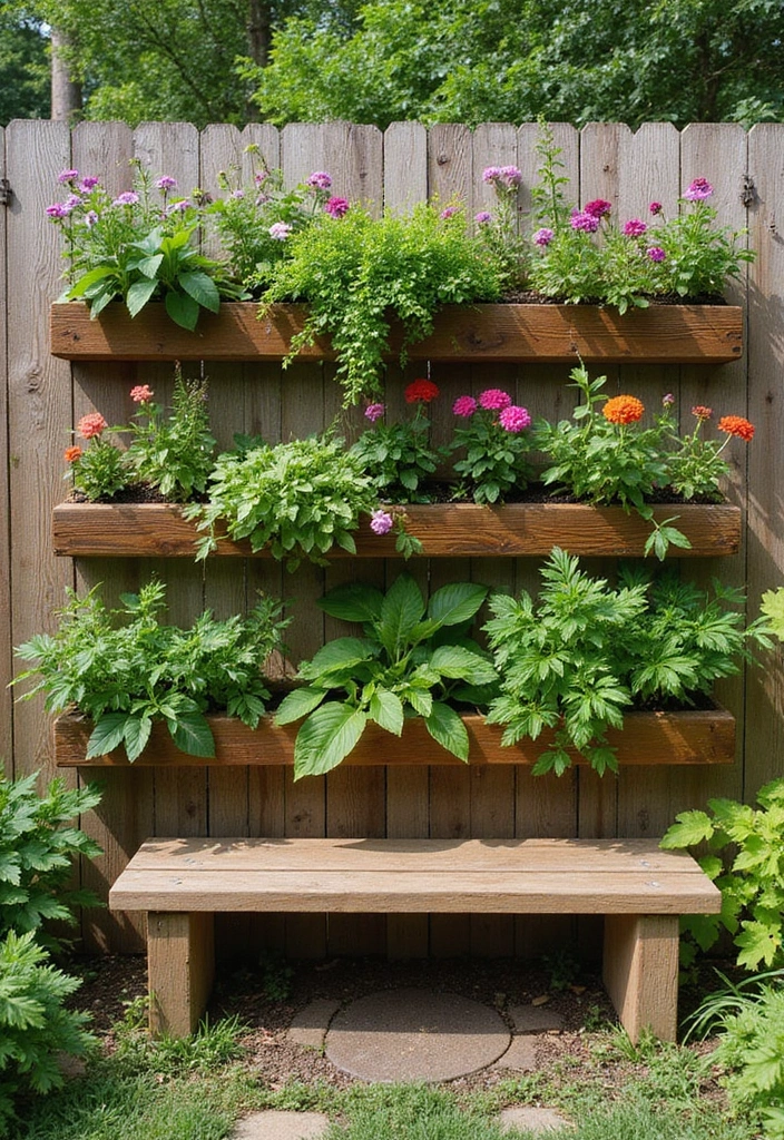 27 Backyard Ideas for Small Yard Outdoor Living - 2. Maximize Vertical Space