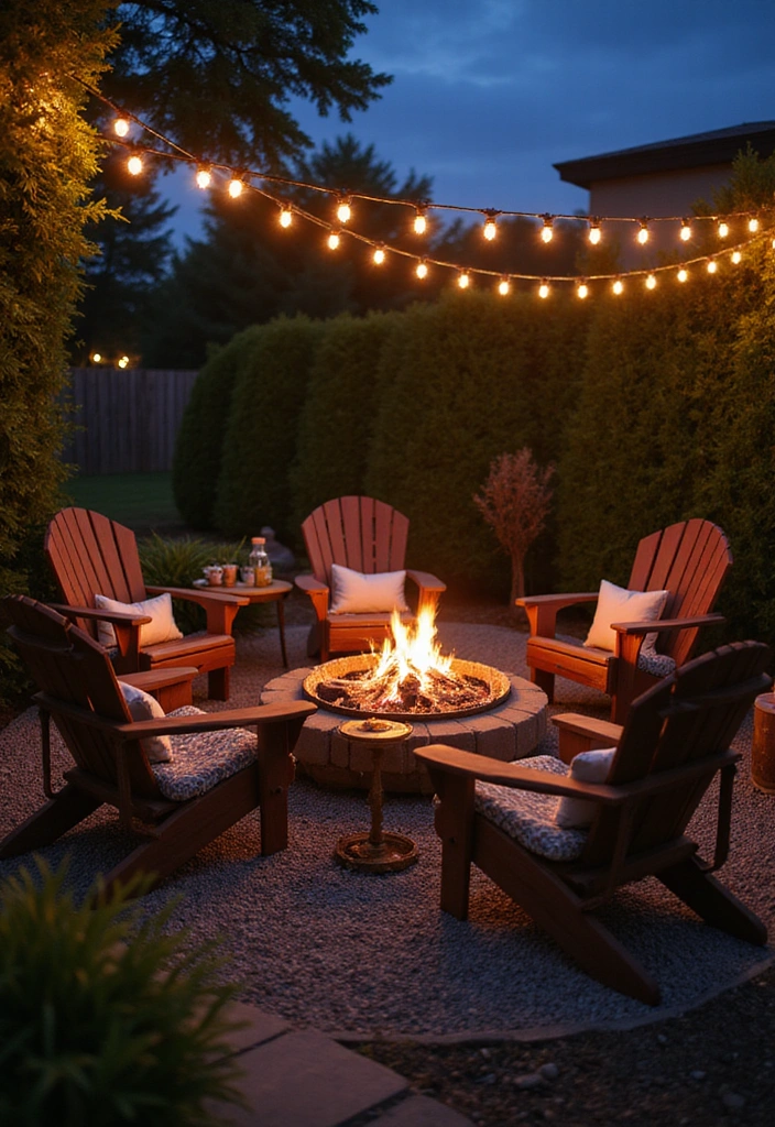 27 Backyard Ideas for Small Yard Outdoor Living - 3. Add a Fire Pit for Cozy Gatherings