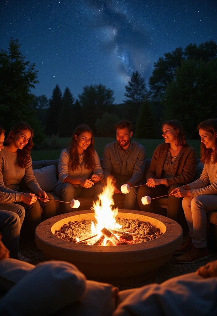 27 Backyard Party Ideas for Unforgettable Outdoor Living - 1. Cozy Fire Pit Gathering