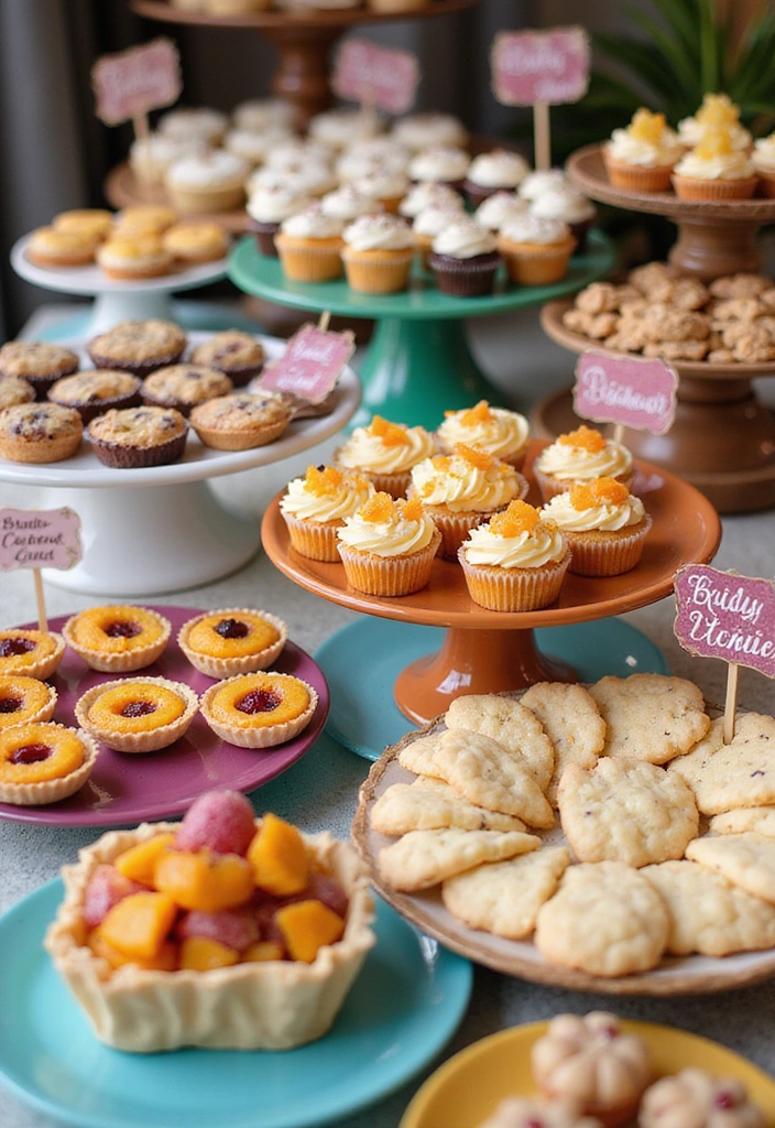 27 Backyard Party Ideas for Unforgettable Outdoor Living - 12. Unique Dessert Table