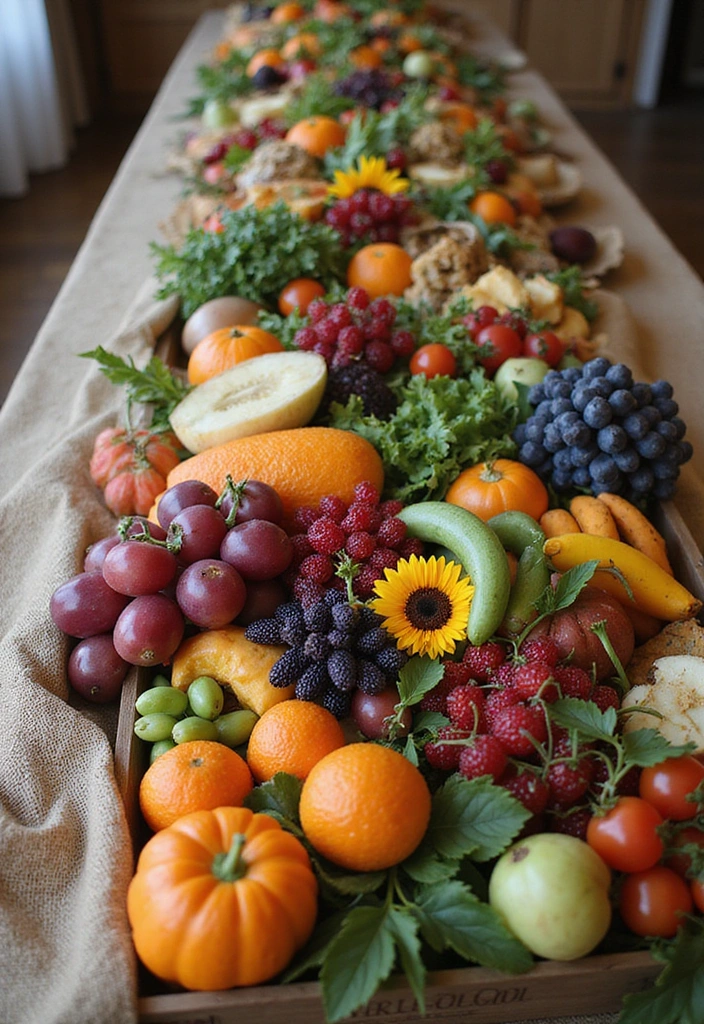 27 Backyard Party Ideas for Unforgettable Outdoor Living - 15. Seasonal Harvest Table