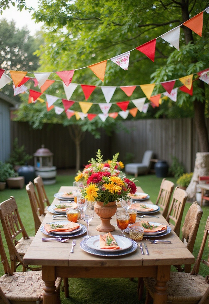 27 Backyard Party Ideas for Unforgettable Outdoor Living - 21. Festive Seasonal Decorations