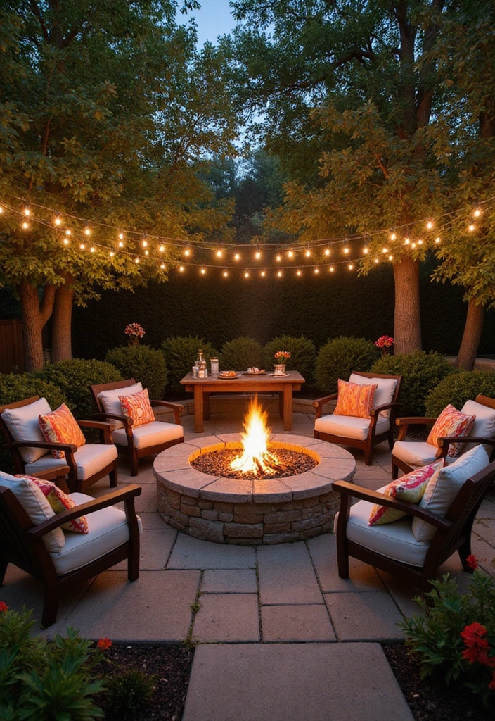 27 Bloxburg Backyard Ideas for Stunning Outdoor Living Spaces - 1. Cozy Fire Pit Area