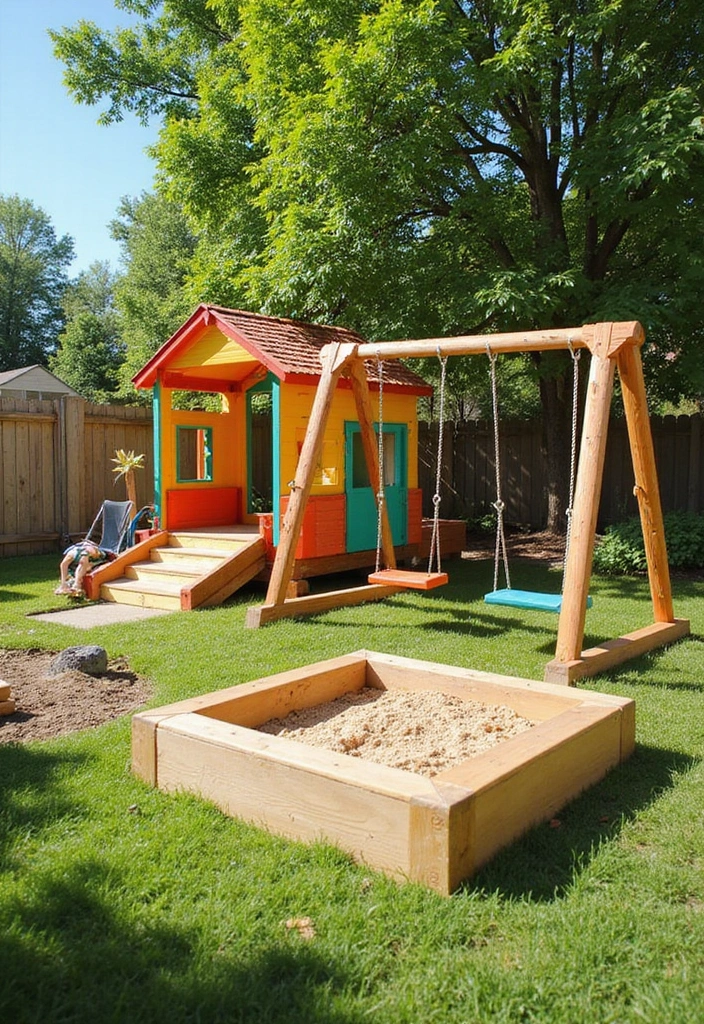 27 Bloxburg Backyard Ideas for Stunning Outdoor Living Spaces - 17. Playful Kid’s Zone