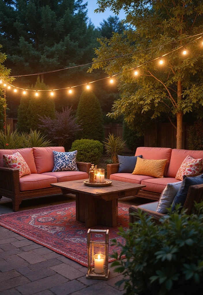27 Bloxburg Backyard Ideas for Stunning Outdoor Living Spaces - 8. Cozy Outdoor Lounge
