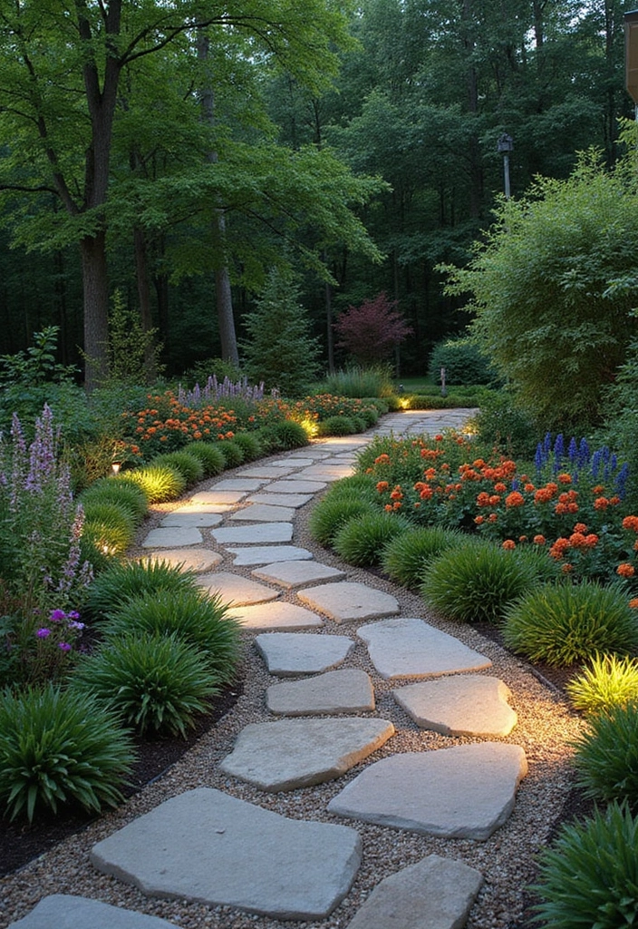27 Eco-Friendly Backyard Ideas for Outdoor Living - 13. Natural Stone Pathways