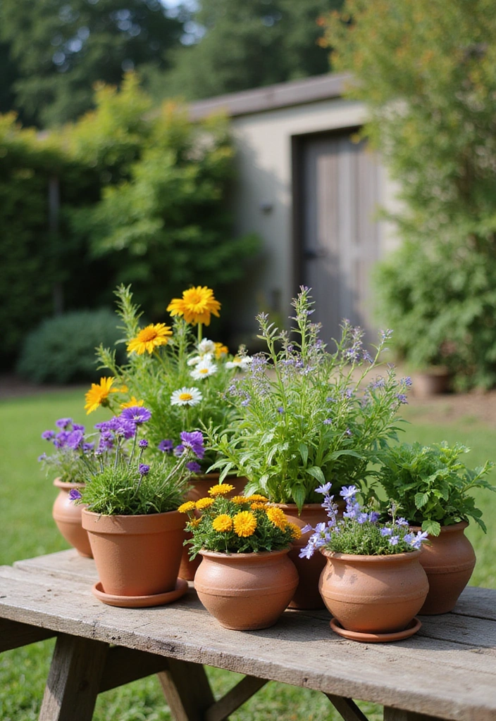27 Eco-Friendly Backyard Ideas for Outdoor Living - 18. Natural Clay Pottery