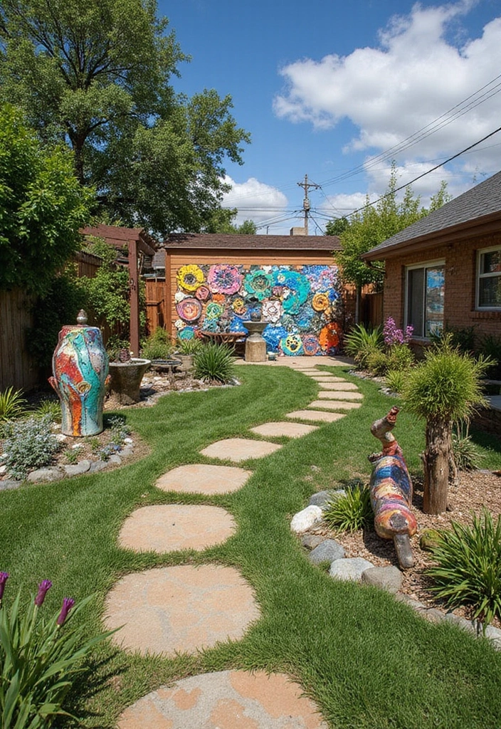 27 Eco-Friendly Backyard Ideas for Outdoor Living - 27. Eco-Friendly Outdoor Art Installations