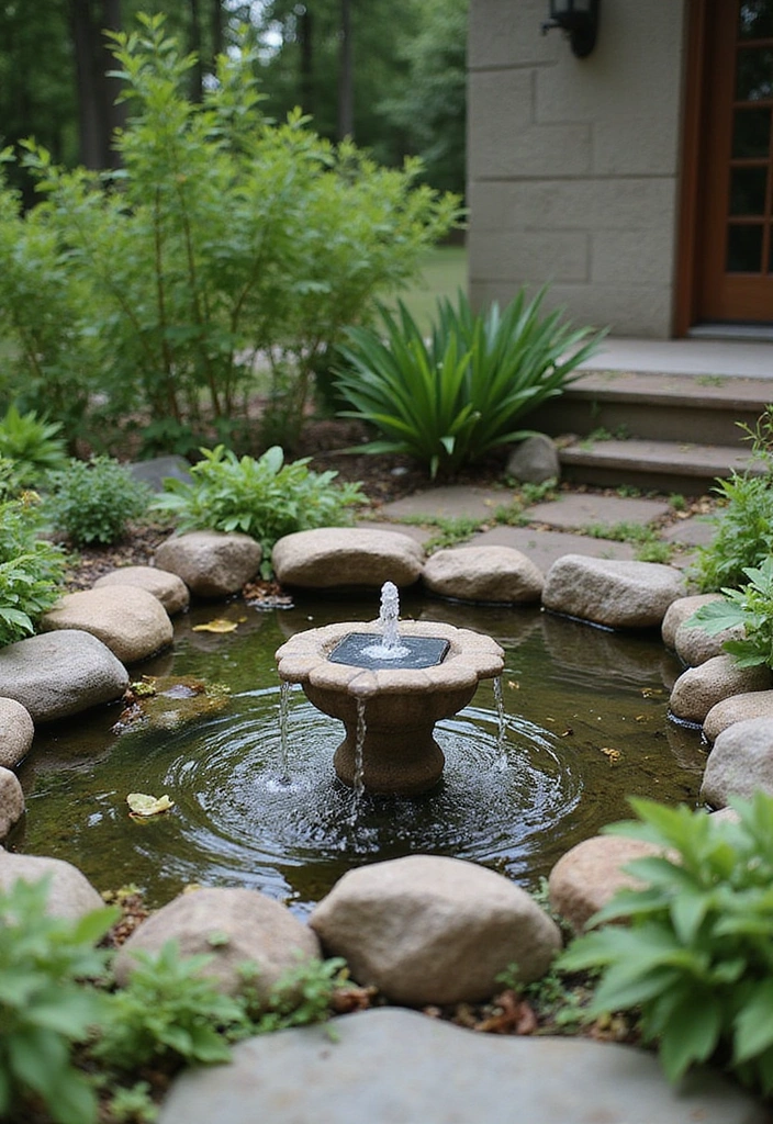 27 Eco-Friendly Backyard Ideas for Outdoor Living - 7. Eco-Friendly Water Features