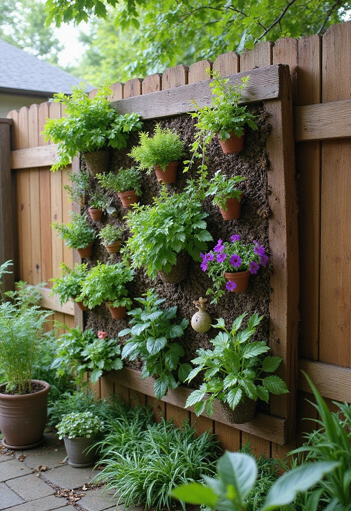 27 Eco-Friendly Backyard Ideas for Outdoor Living - 8. Vertical Gardens for Small Spaces