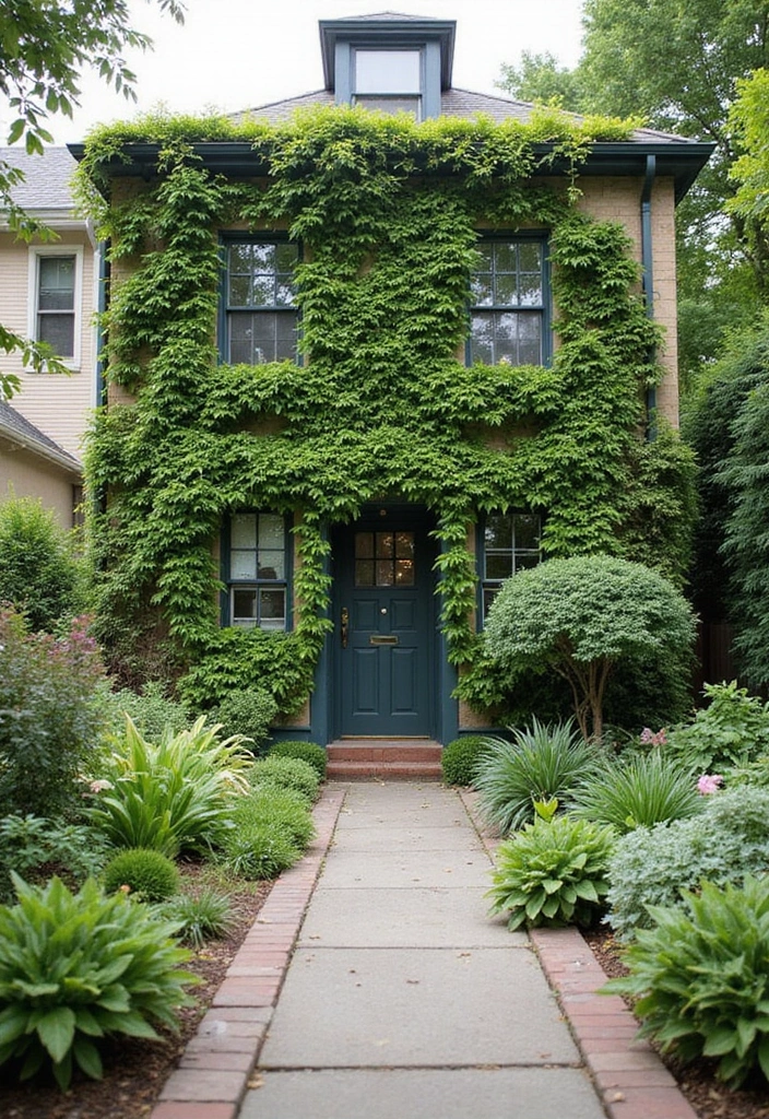 27 Front Patio Ideas: Elevate Your Outdoor Living Space - 20. Green Roof or Living Wall