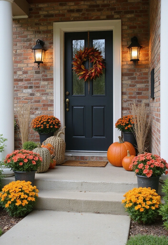 27 Front Patio Ideas: Elevate Your Outdoor Living Space - 21. Seasonal Decor Changes