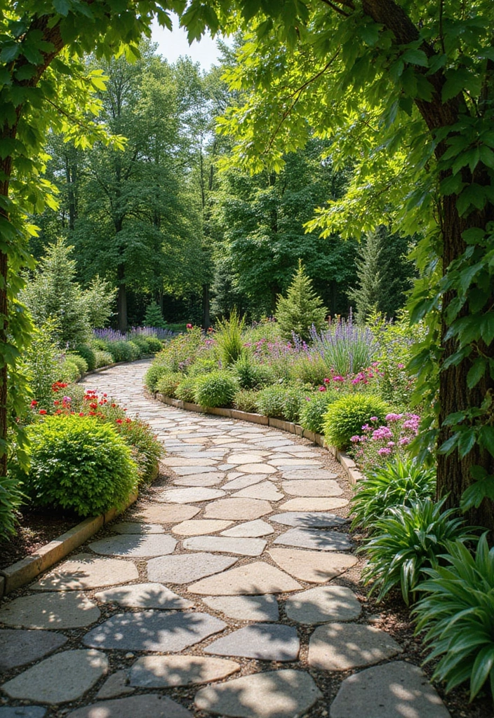 27 Garden Edging Ideas for Sustainable Outdoor Decor - 2. Natural Stone Borders