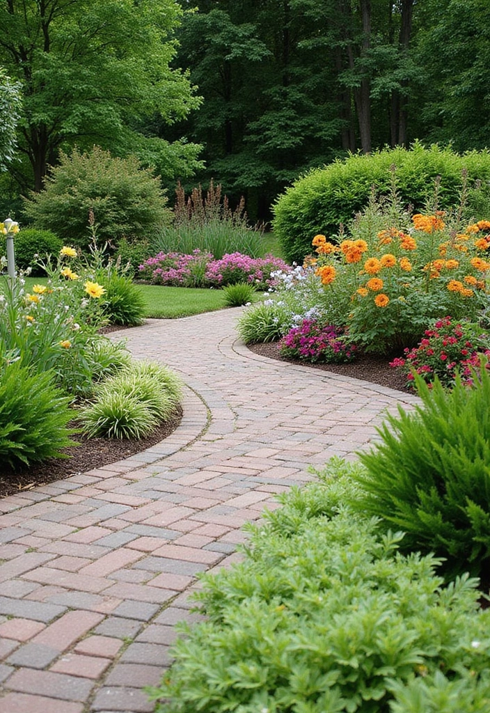 27 Garden Edging Ideas for Sustainable Outdoor Decor - 21. Edging with Pavers