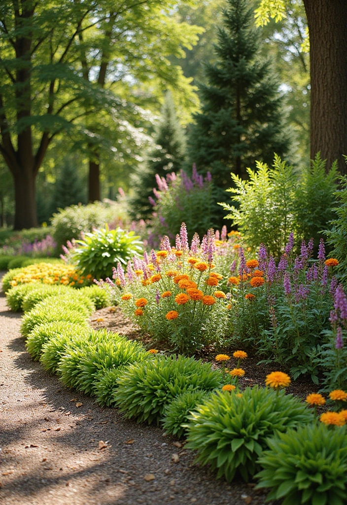 27 Garden Edging Ideas for Sustainable Outdoor Decor - 8. Living Edging with Plants